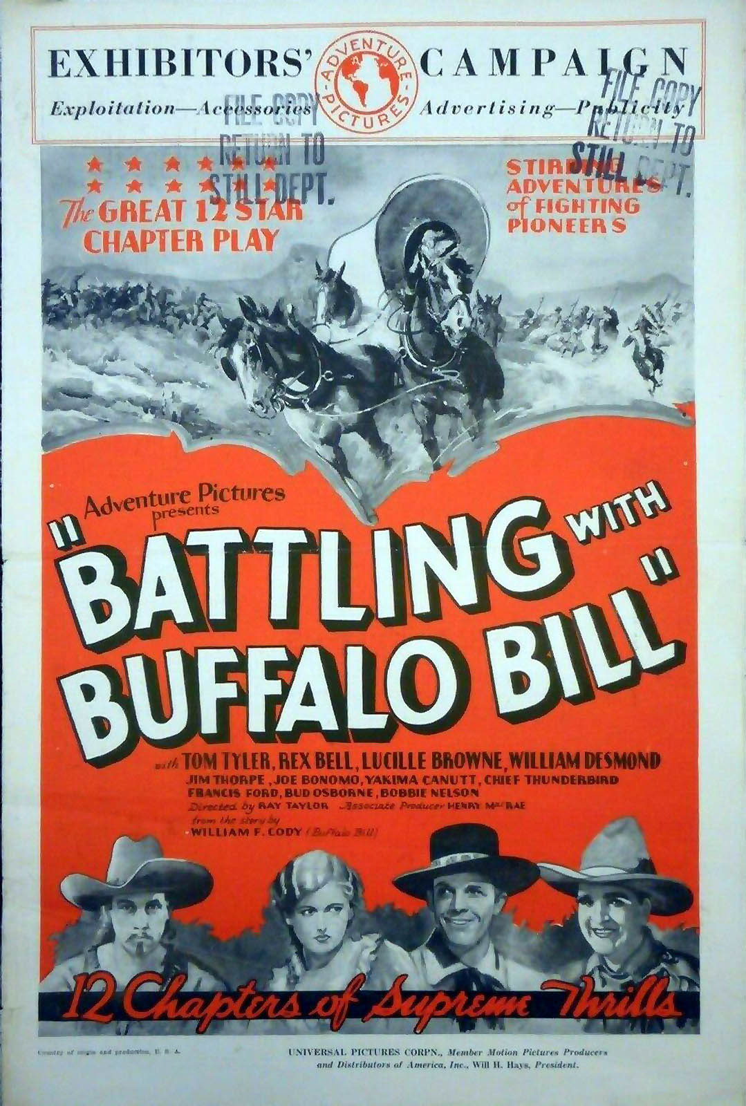 BATTLING WITH BUFFALO BILL